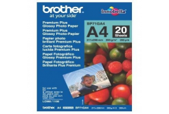 Brother Glossy Photo Paper, fotópapírok, fényes, fehér, A4, 260 g/m2, 20 db, BP71GA4, inkoustový