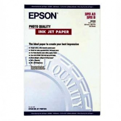 Epson Photo Quality InkJet Paper, fotópapírok, matt, fehér, Stylus Pro XL, XL+,1500, Laser 15, A3+