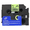 Brother TZ-D61/TZe-D61, rikítós 36mm x 8m, fekete nyomtatás/zöld alapon, kompatibilis szalag 