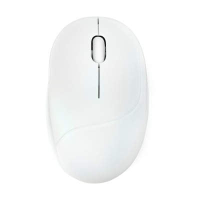 ASUS Fragrance Mouse MD101/Ergonomikus/Optikai/2 400 DPI/USB+BT/Fehér