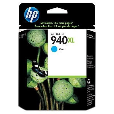 HP C4907AE 940XL cián (cyan) eredeti tintapatron, lejárt