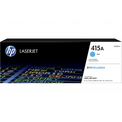 HP 415A W2031A cián (cyan) eredeti toner