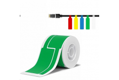 Niimbot 1EA01174401, 25x76mm, 200db, zöld önragasztó címkék kábelekhez