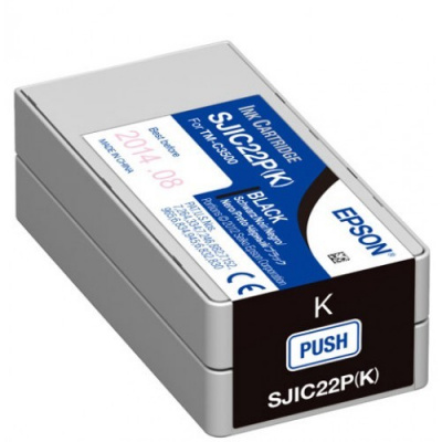 Epson GJIC5(K) C13S020563 pro ColorWordb, fekete (black) eredeti tintapatron