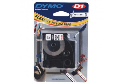Dymo D1 16958, S0718050, 19mm x 3.5m, fekete nyomtatás / fehér alapon, eredeti szalag