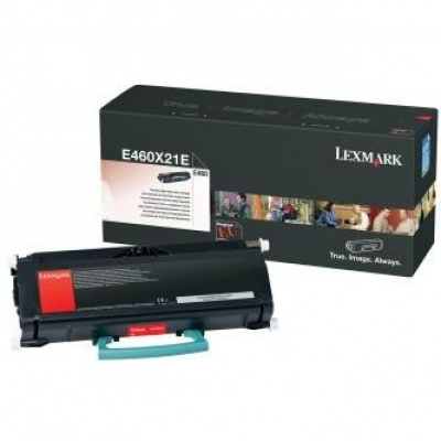 Lexmark E460X21E fekete (black) eredeti toner