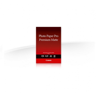Canon paper premium mat Photo FA-PM1 8657B005, 210 g/m2, A4, 20db, matt, tintasugaras, fehér, fotópapír
