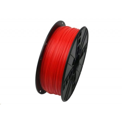 GEMBIRD 3DP-PLA1.75-01-FR, 3D filament, PLA, 1,75mm, 1000g, fluoreszkáló, piros