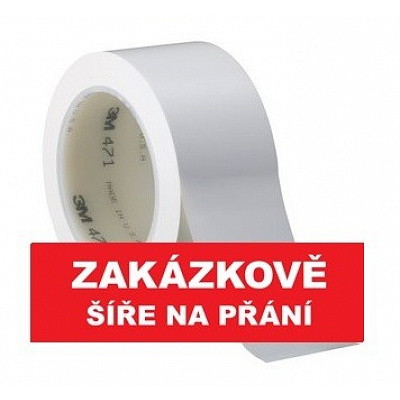 3M 471 jelölő PVC ragasztószalag, kopásálló, fehér 12 mm x 33 m