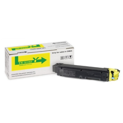 Kyocera Mita TK-5140Y sárga (yellow) eredeti toner