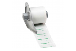 Brady M7-30-428-CALI / 173352, 38.10 mm, Polyester, zöld nyomtatás / szürke alapon