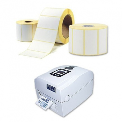 Öntapadó eltávolítható címkék 100x74 mm, 500db, thermo, tekercs