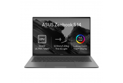 ASUS Zenbook S 14 OLED/UX5406SA-OLED700X/U7-258V/14"/2880x1800/T/32GB/512GB/Intel int/W11P/Szürke/2R
