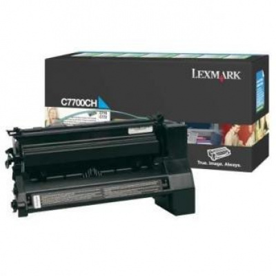 Lexmark C7700CH cián (cyan) eredeti toner
