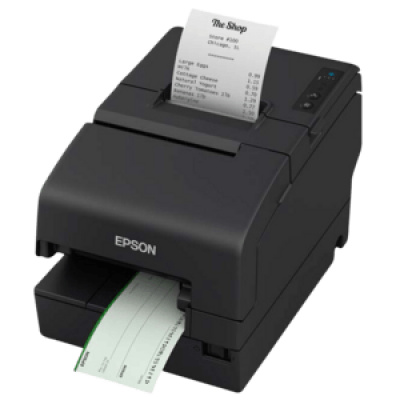 Epson TM-H6000VI C31CL25116 blokknyomtató, cutter, MICR, USB, poweredUSB, Ethernet, OPOS, white
