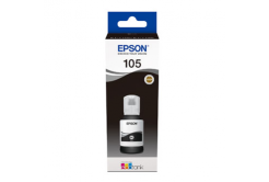 Epson eredeti tintapatron C13T00Q140, 105, black, 140ml, Epson EcoTank ET-7700, ET-7750 Express Premium ET-7750