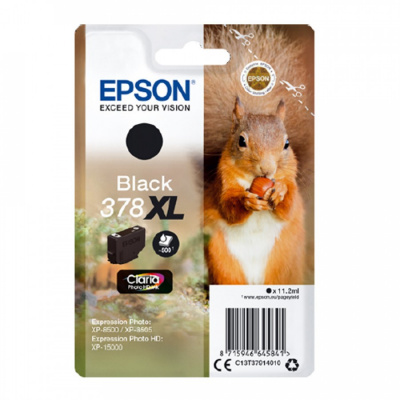 Epson 378XL T37914010 fekete (black) eredeti tintapatron