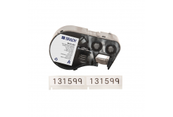 Brady M4-61-483 / 170771, 12.70 mm x 50.80 mm, Polyester, fekete nyomtatás / fehér alapon