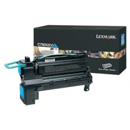Lexmark C792X2CG cián (cyan) eredeti toner