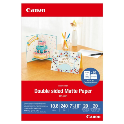 Canon Matte Photo Paper MP-101D 4076C007, 240 g/m2, 12x12cm, 30db, matt, tintasugaras, fehér, fotópapír
