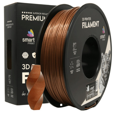Smart Print FG-S179-E1, 3D filament, PLA, 1,75mm, 1000g, Barna (Galaxy brown)