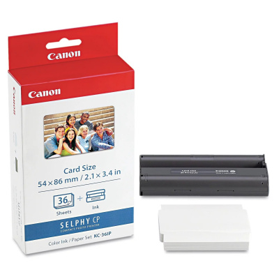 Canon 7739A001 KC-36IP, fotópapírok 86x54mm 36 db, fényes, fehér
