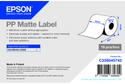 Epson C33S045743 label roll, synthetic, 76mm