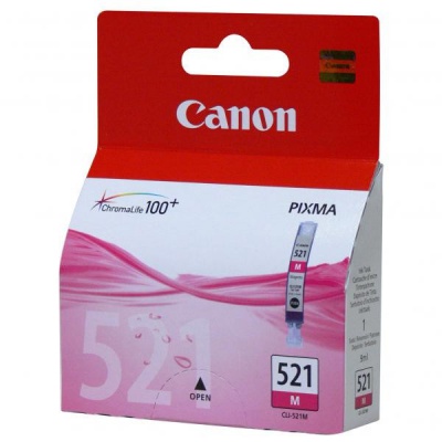 Canon CLI-521M, 2935B001 bíborvörös (magenta) eredeti tintapatron