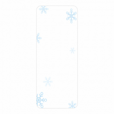 Niimbot A2A18691801, 12x30mm, 195db, hópelyhek, színes önragasztó címkék