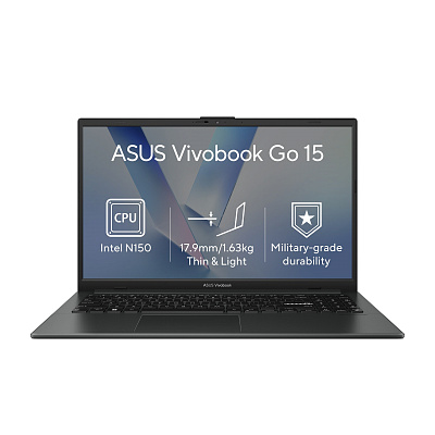 ASUS Vivobook Go 15/E1504FA-BQ5742WZ/R3-30/15,6"/FHD/8GB/256GB/AMD integrált/W11H/Fekete/2R