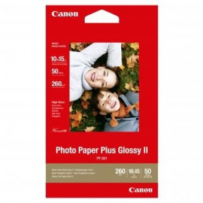 Canon 2311B003 Photo Paper Plus Glossy, fotópapírok, fényes, fehér, 10x15cm, 4x6", 275 g/m2, 50 db, P