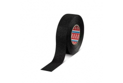 Tesa 51608, fekete fleece PET szalag, 19 mm x 25 m, 96 tekercs egy dobozban