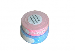 Brother PT-W260PK, 35mm x 260mm, 100db, fekete nyomtatás / rózsaszínű alapon, utángyártott címketekercs - karszalag, utángyártott szalag