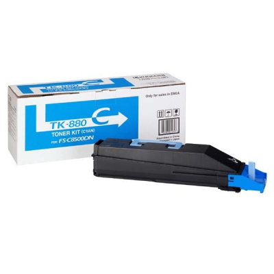 Kyocera Mita TK-880C cián (cyan) eredeti toner