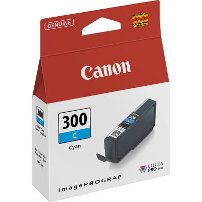 Canon eredeti tintapatron PFI300C, cyan, 14,4ml, 4194C001, Canon imagePROGRAF PRO-300