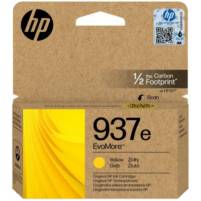 HP 937e 4S6W8NE EvoMore sárga (yellow) eredeti tintapatron