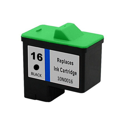 Lexmark 16 10N0016 fekete (black) kompatibilis tintapatron