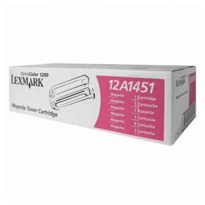 Lexmark 12A1451 bíborvörös (magenta) eredeti toner