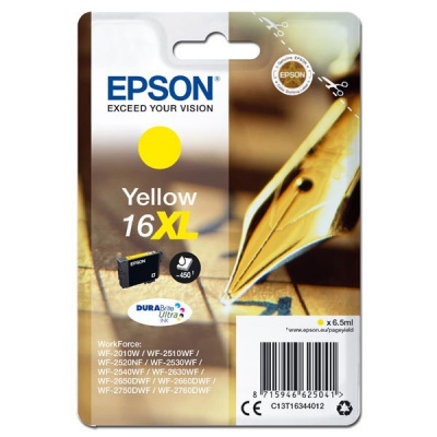Epson 16XL C13T16344012 sárga (yellow) eredeti tintapatron