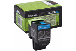 Lexmark 80C2SC0 cián (cyan) eredeti toner