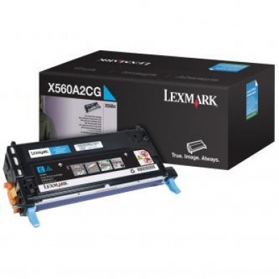 Lexmark X560A2CG cián (cyan) eredeti toner