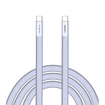 VERBATIM Kabel Sync & Charge SoftTouch USB-C, 100W, 120cm, fialová