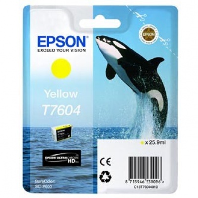 Epson T7604 T76044010 sárga (yellow) eredeti tintapatron