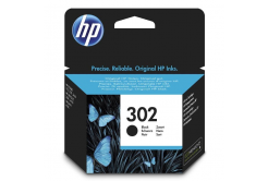 HP ink F6U66AE, HP 302, black, blistr, 190 oldal, 3.5ml, HP OJ 3830,3834,4650, DJ 2130,3630,1010, Envy 4520