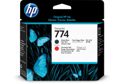HP P2V97A, HP 774, matte fekete/chromatic red, 1 db, HP DesignJet Z6810