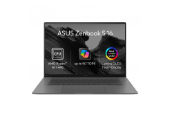 ASUS Zenbook S16 OLED/UM5606GA-OLED594WZ/AI7-445/16"/2880x1800/T/16GB/1TB/AMD int/W11H/Szürke/2R