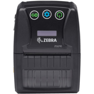 Zebra ZQ210 ZQ21-A0E12KE-00, címkenyomtató, 8 dots/mm (203 dpi), linerless, CPCL, USB, BT (iOS), black