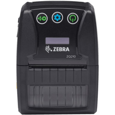 Zebra ZQ210 ZQ21-A0E12KE-00, 8 dots/mm (203 dpi), linerless, CPCL, USB, BT (iOS), black, címkenyomtató