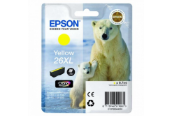 Epson T26344022, T263440, 26XL sárga (yellow) eredeti tintapatron