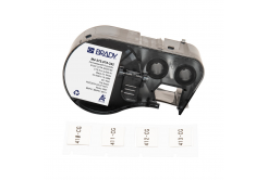 Brady M4-375-075-342 / 170722, 19.05 mm x 16.38 mm, Polyolefin, fekete nyomtatás / fehér alapon